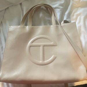 Cream Telfar Medium Tote
